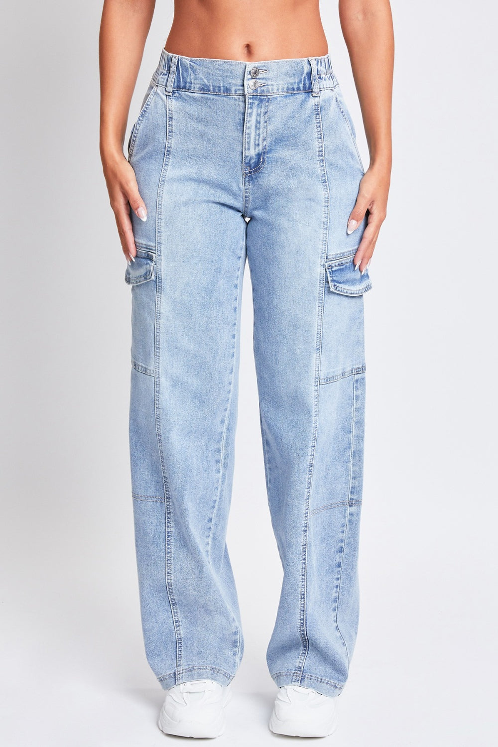 Honeybee Mumford's High-Rise Straight Cargo Jeans