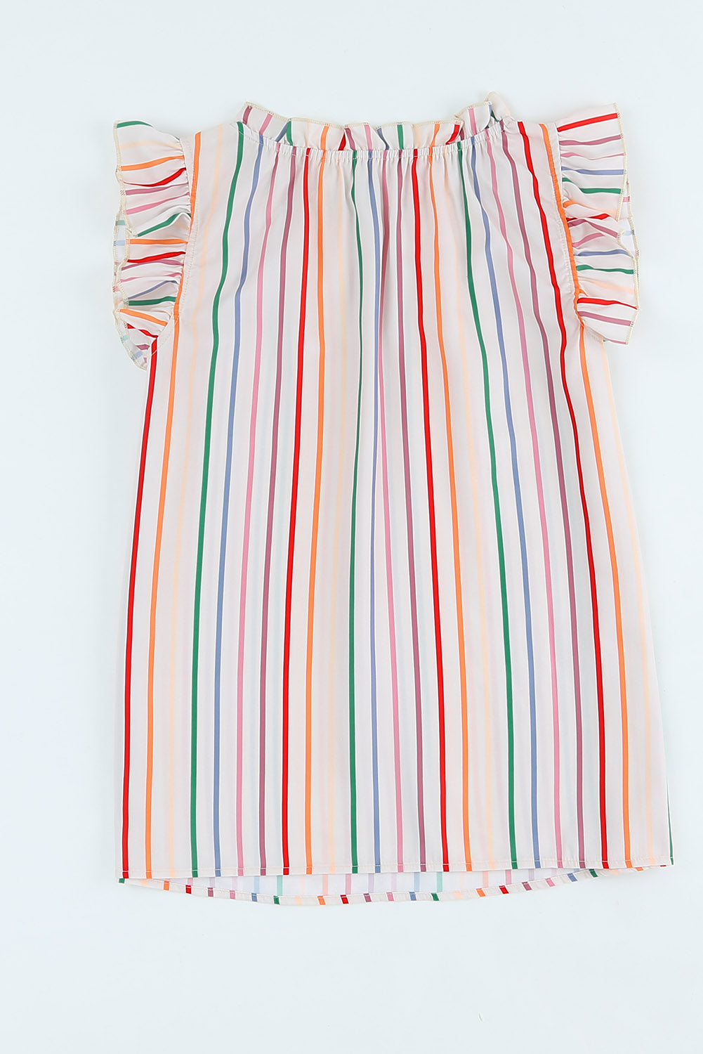 Honeybee Mumford's Striped Cap Sleeve Blouse