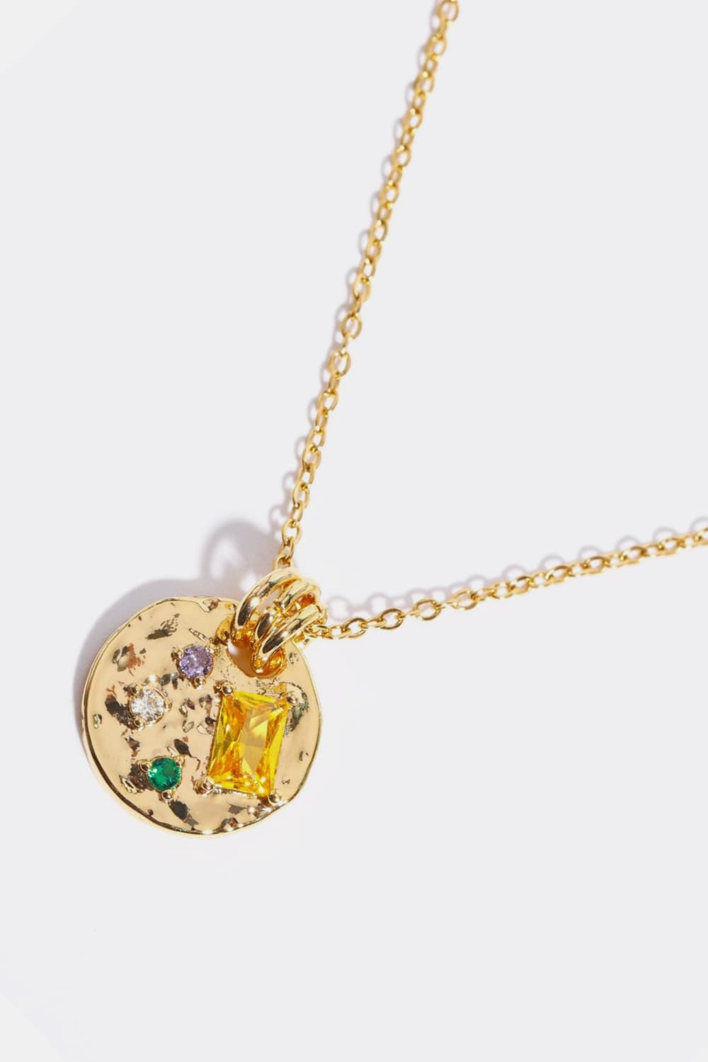 Honeybee Mumford's Round Pendant Necklace