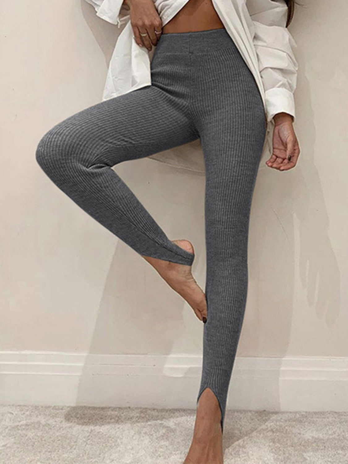 Honeybee Mumford's Ribbed Mid Waist Leggings