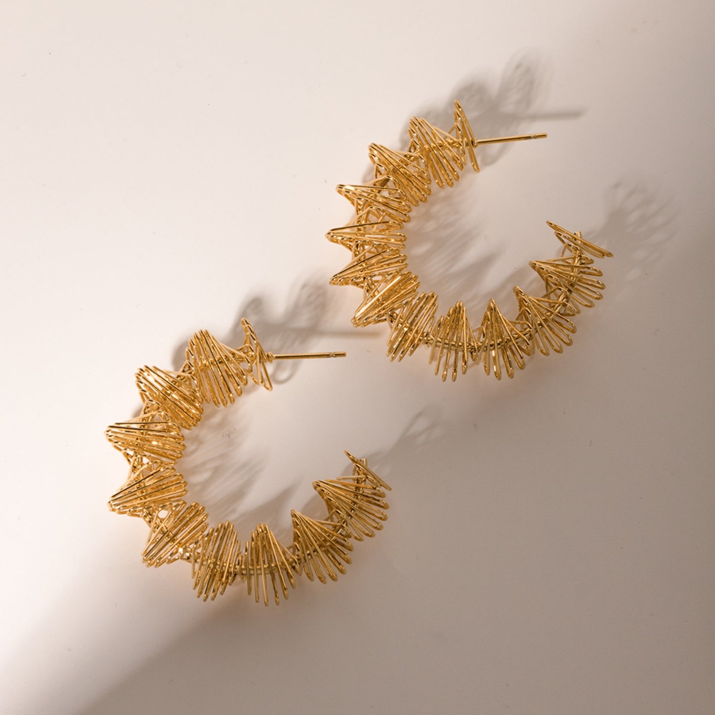 honeybee Mumford's 18K Gold-Plated C-Hoop Earrings