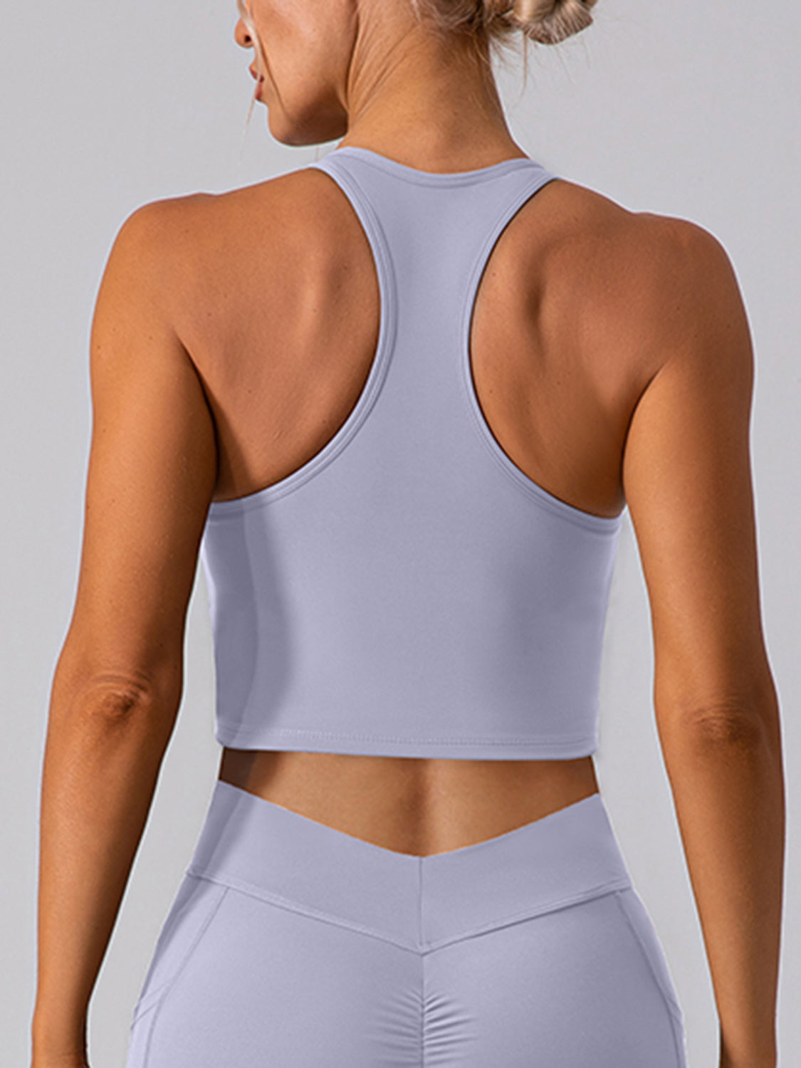 Honeybee Mumford's Square Neck Racerback Cropped Tank