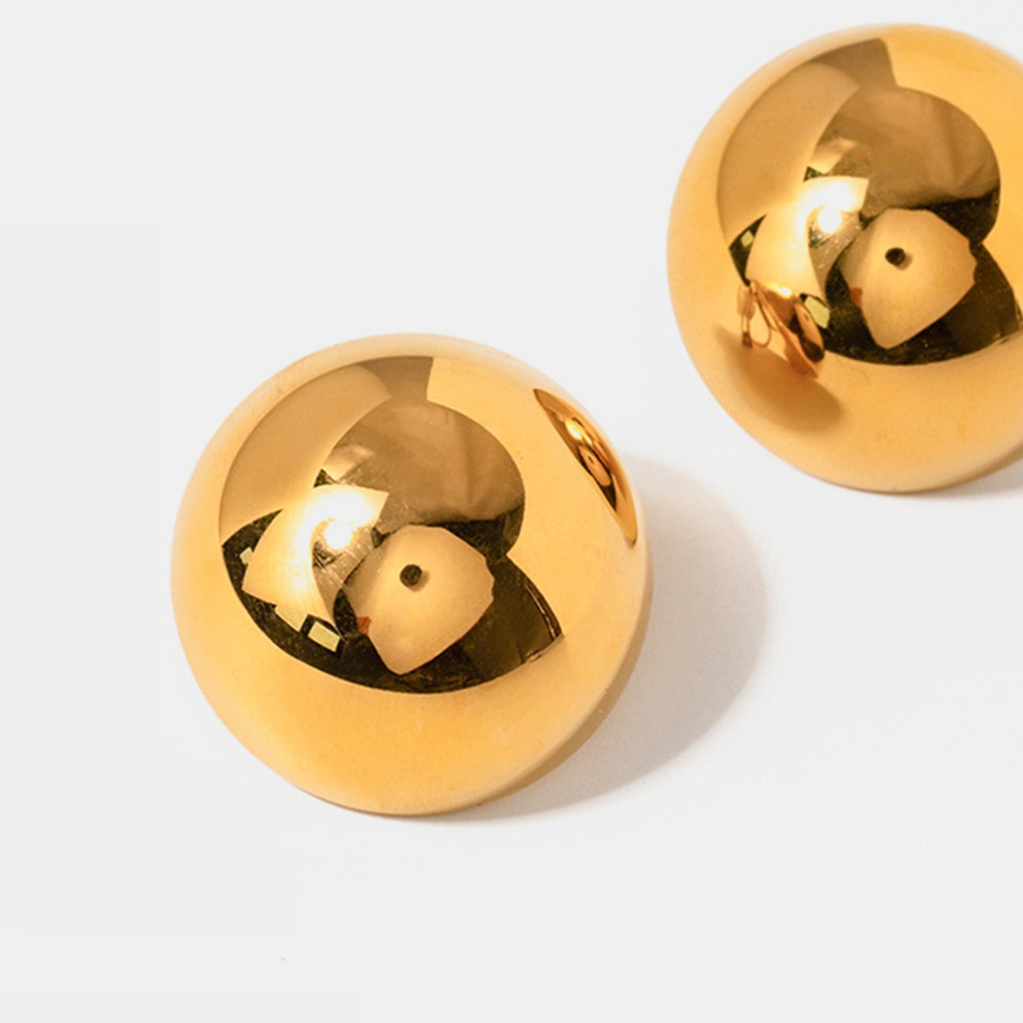 honeybee Mumford's Hemispherical Clip On Earrings