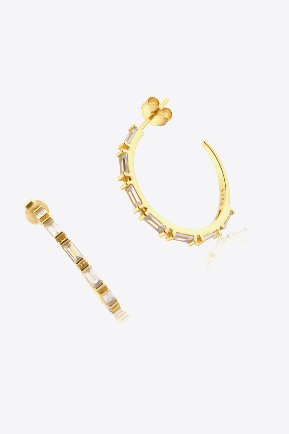 honeybee Mumford's Sterling Silver C-Hoop Earrings