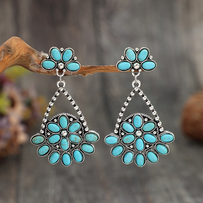 honeybee Mumford's Turquoise Teardrop Earrings