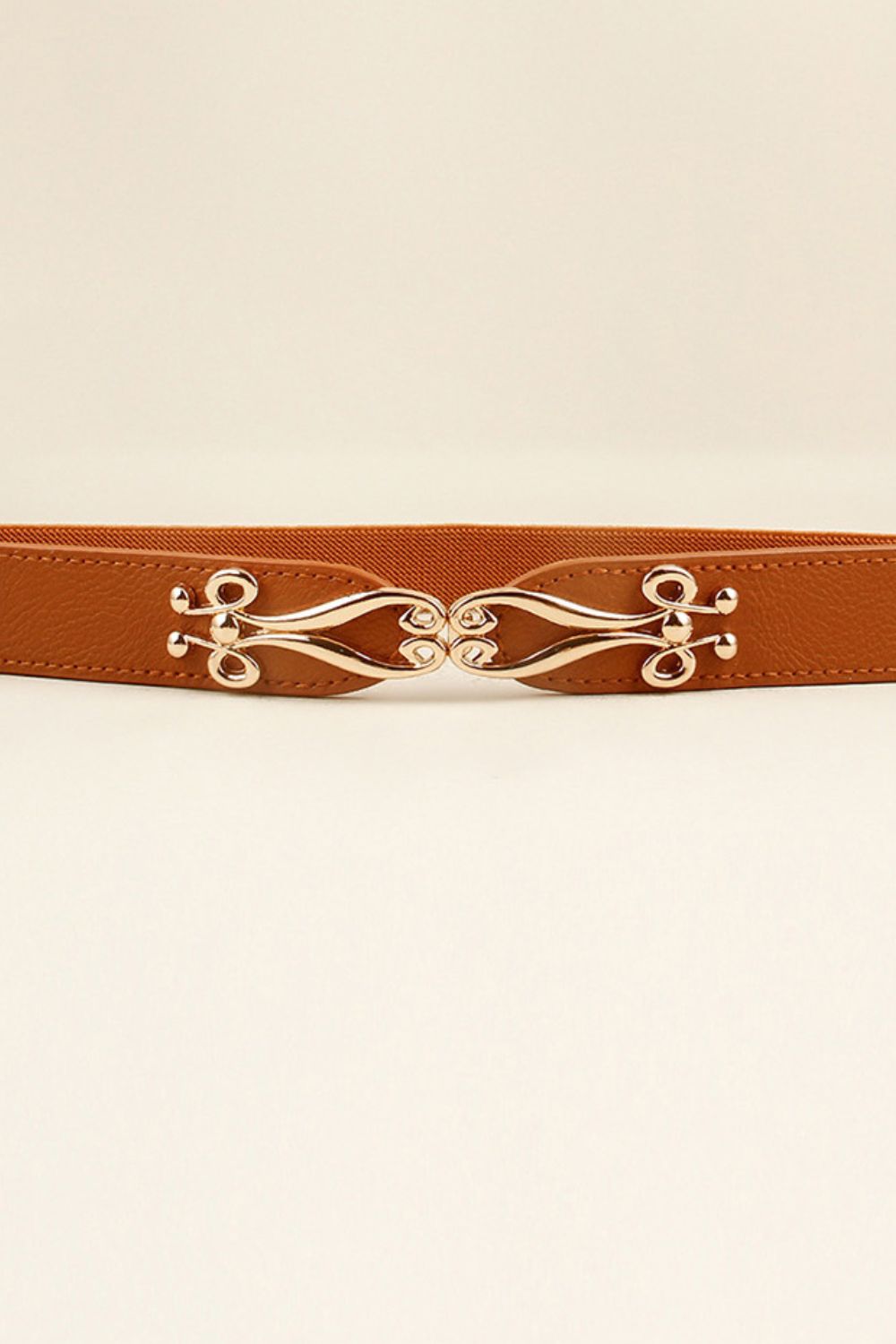 Honeybee Mumford's Buckle Elastic Belt ( Black, Carmel, blue, black or white colors)