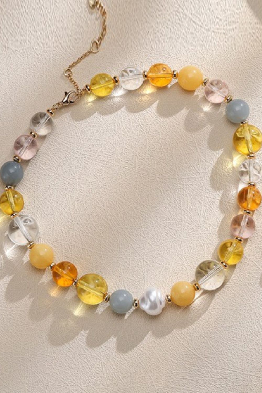 honeybee Mumford's Multicolored Bead Necklace