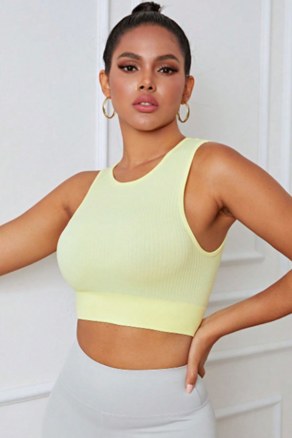 Honeybee Mumford's Round Neck Long Active Bra