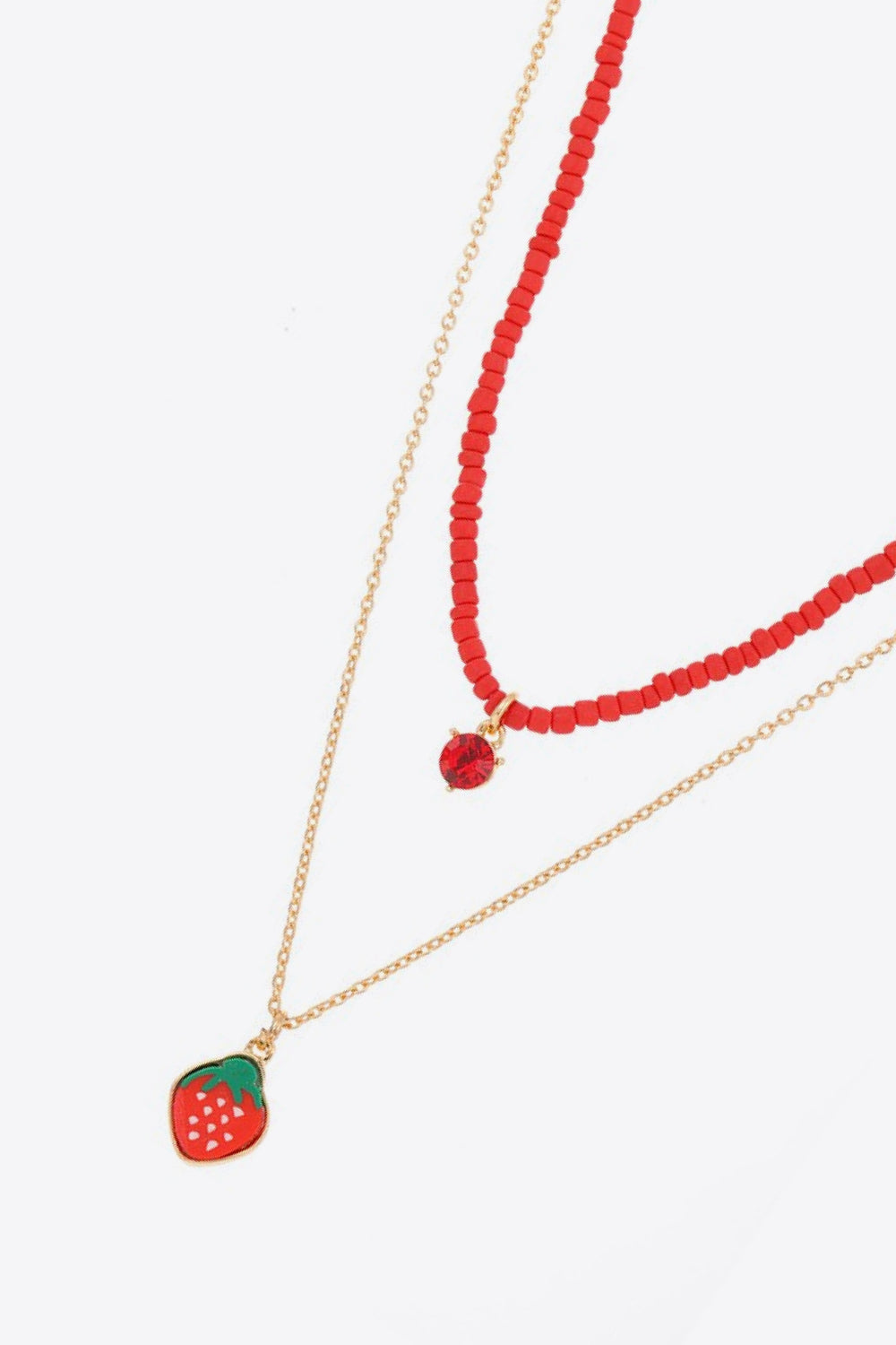 Honeybee Mumford's Fruit Pendant Double-Layered Necklace