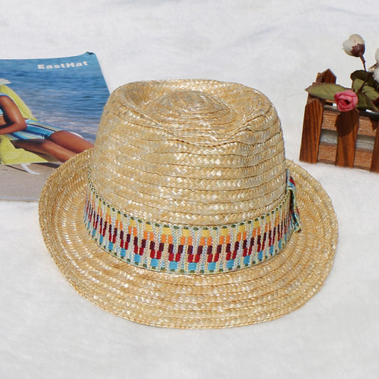 Honeybee Mumford's Short Brim Straw Woven Hat