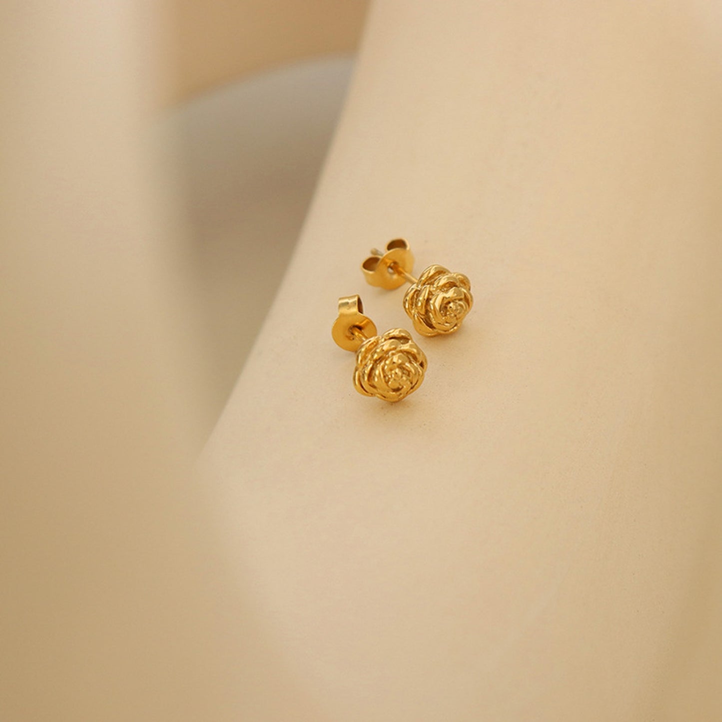 honeybee Mumford's Rose Stud Earrings