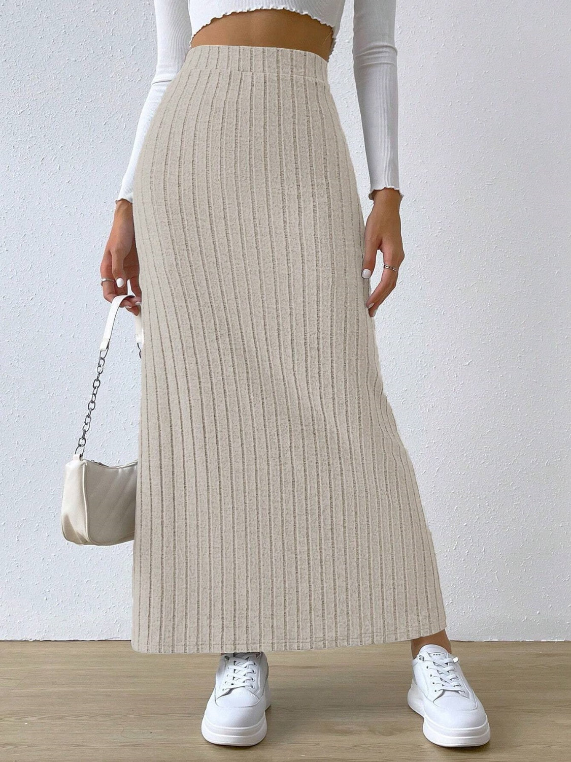 Honeybee Mumford's Slit High Waist Skirt