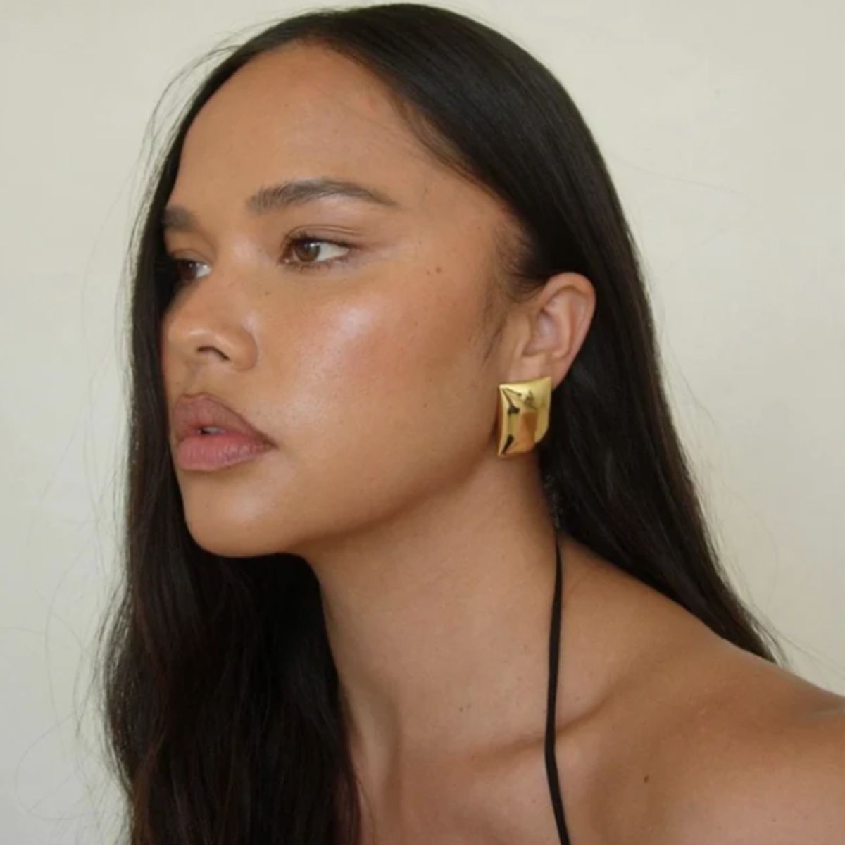 honeybee Mumford's Rectangular Stud Earrings