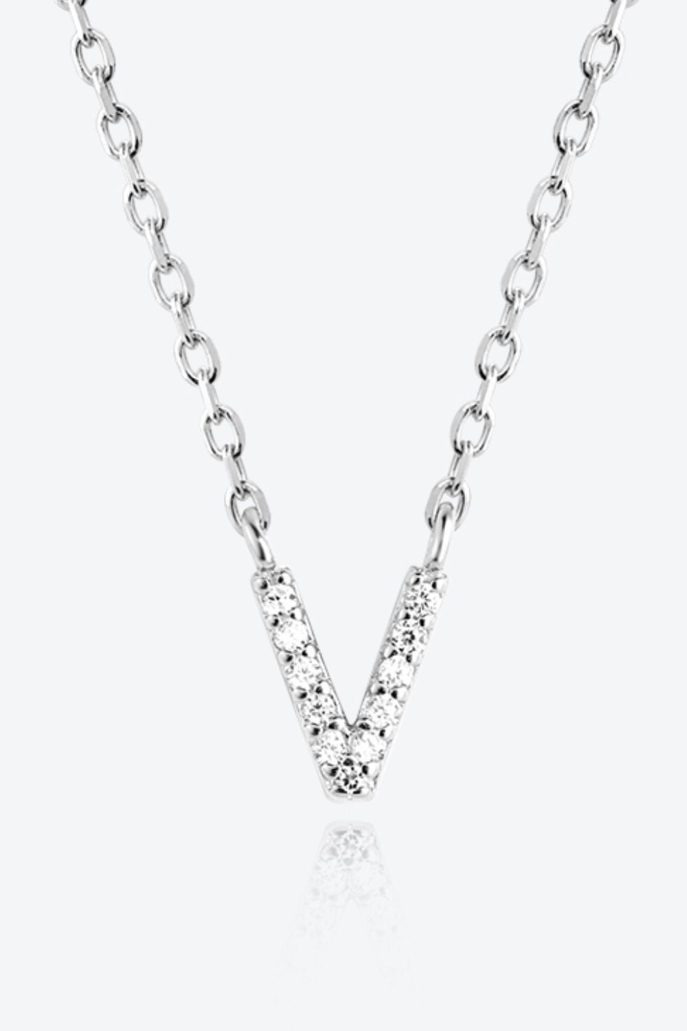 Honeybee Mumford's V To Z Sterling Silver Necklace