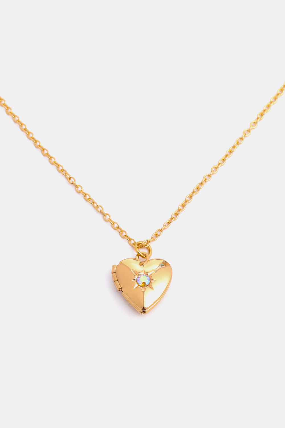 Honeybee Mumford's Heart Shape 14K Gold-Plated Pendant Necklace