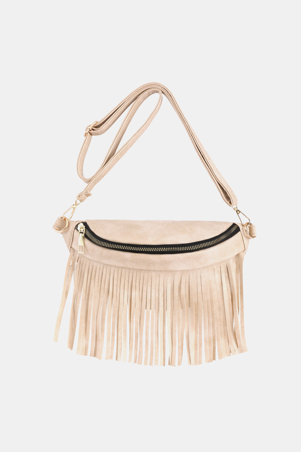 honeybee Mumford's Fringed Leather Sling Bag