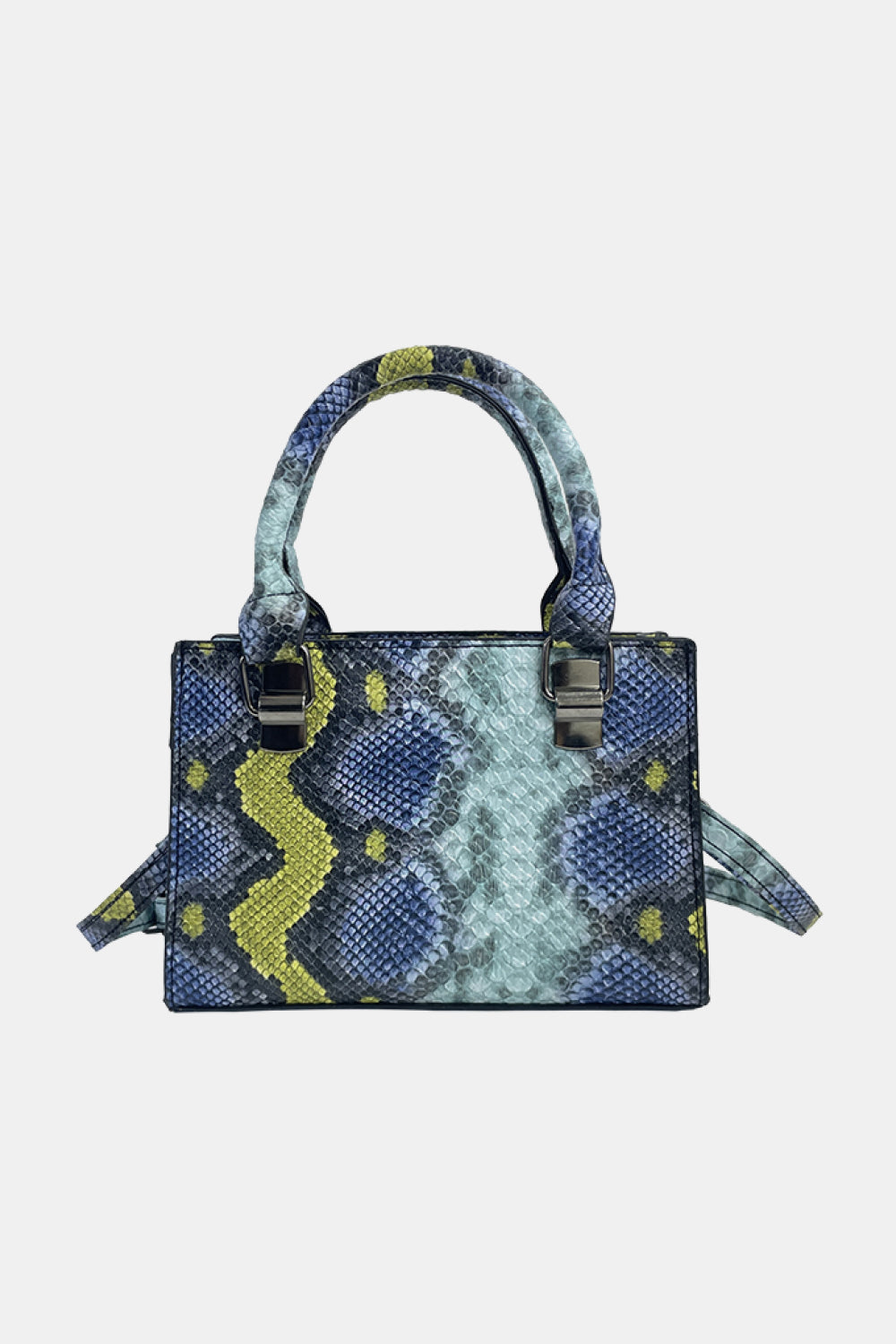 Honeybee Mumford's Snakeskin Print Leather Handbag