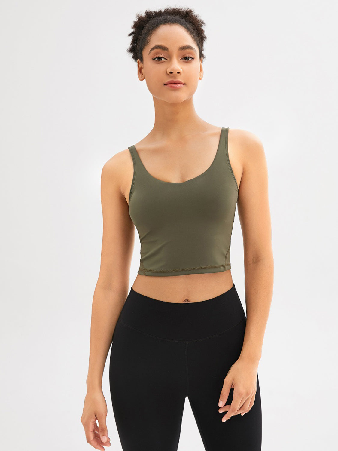 Honeybee Mumford's Scoop Neck Wide Strap Active Tank