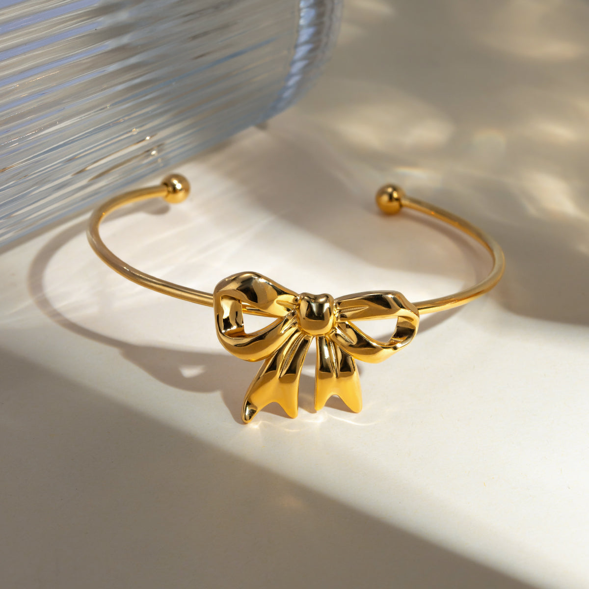 Honeybee Mumford's Honeybee Mumford's 18K Gold-Plated Bow Bracelet