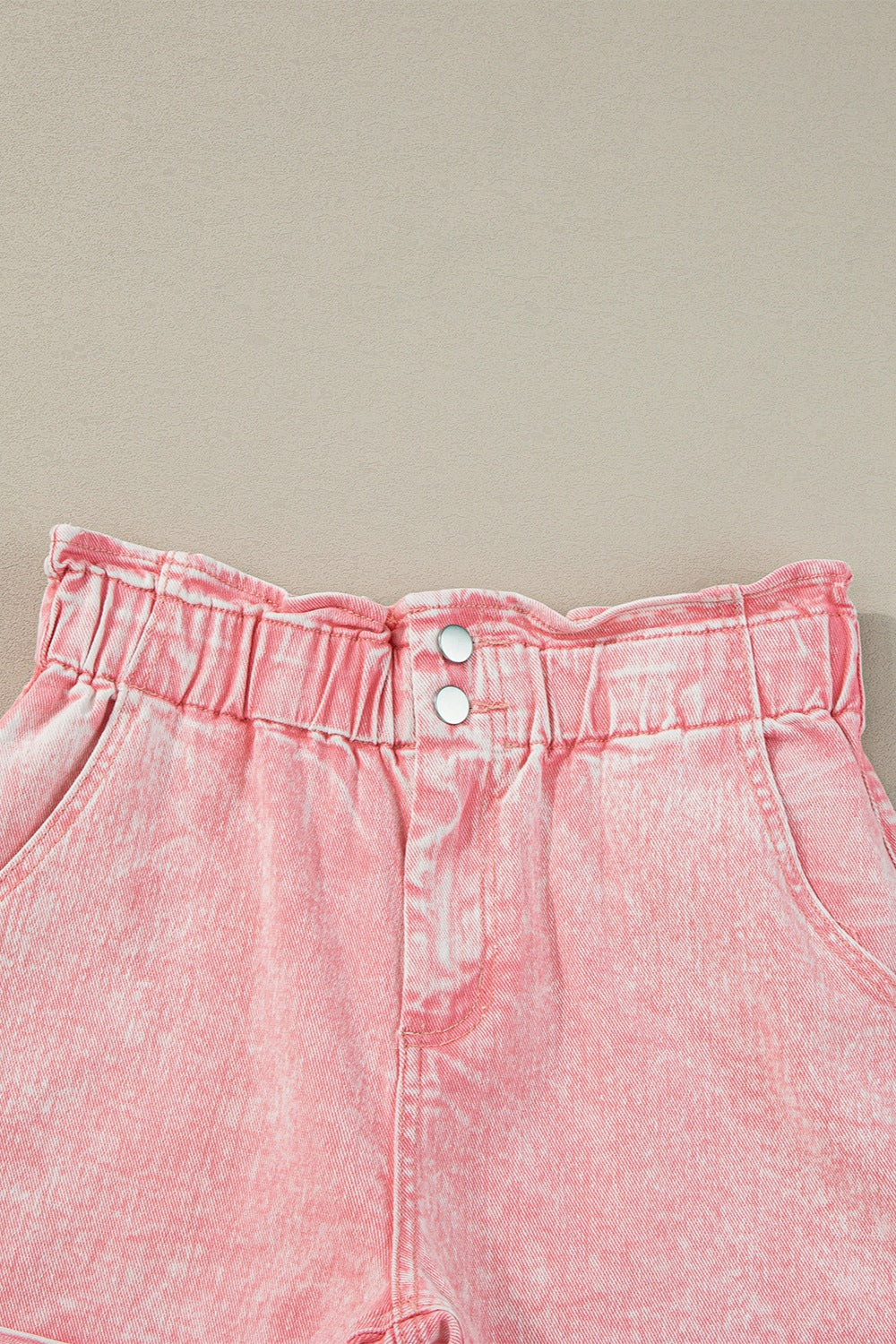 Honeybee Mumford's Paperbag Waist Denim Shorts