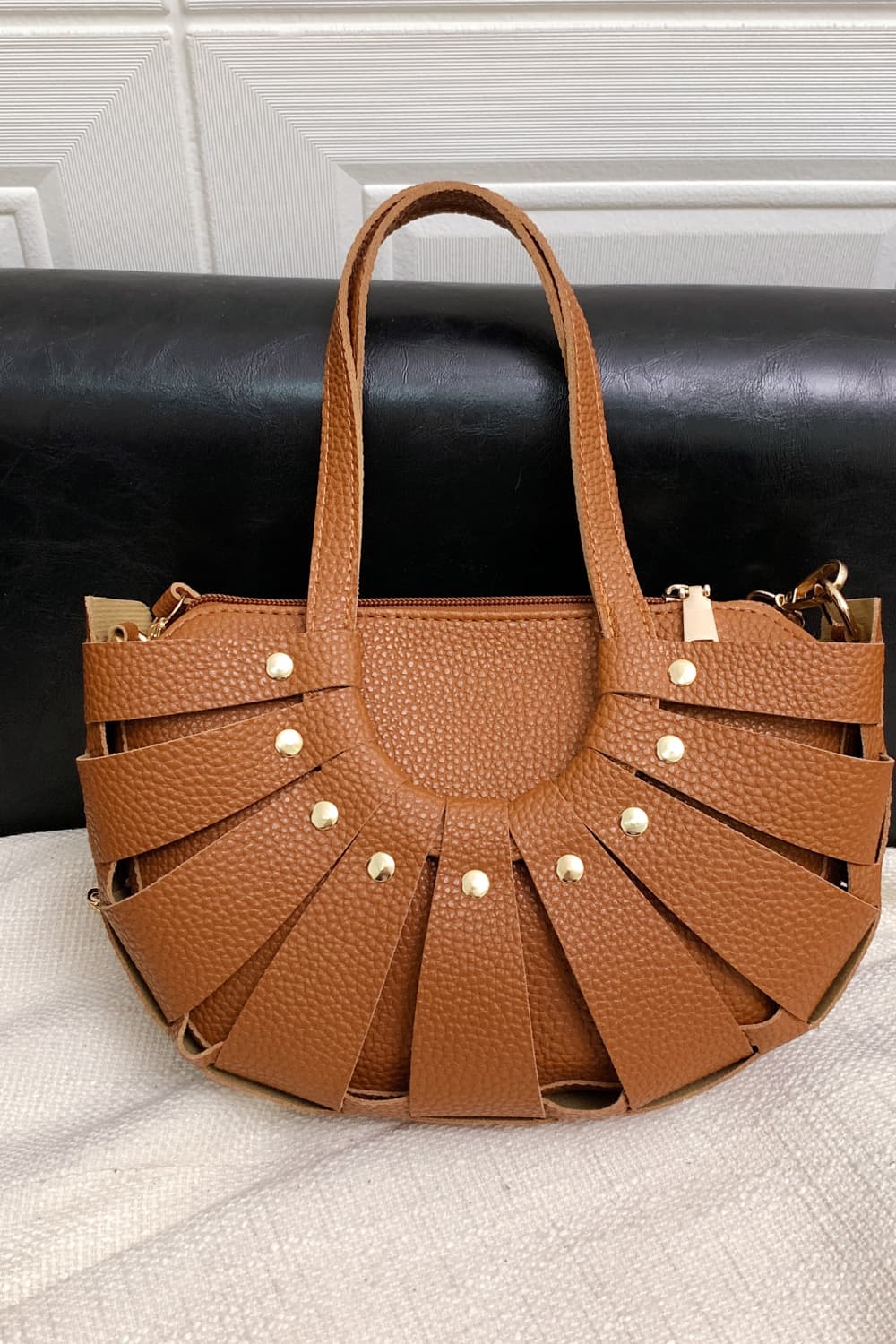 Honeybee Mumford's Leather Handbag