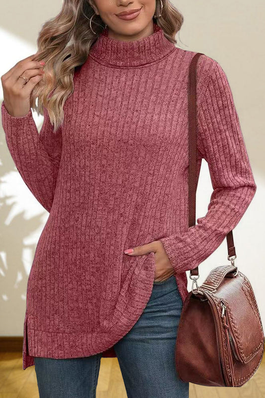 Honeybee Mumford's Turtleneck High Low Top