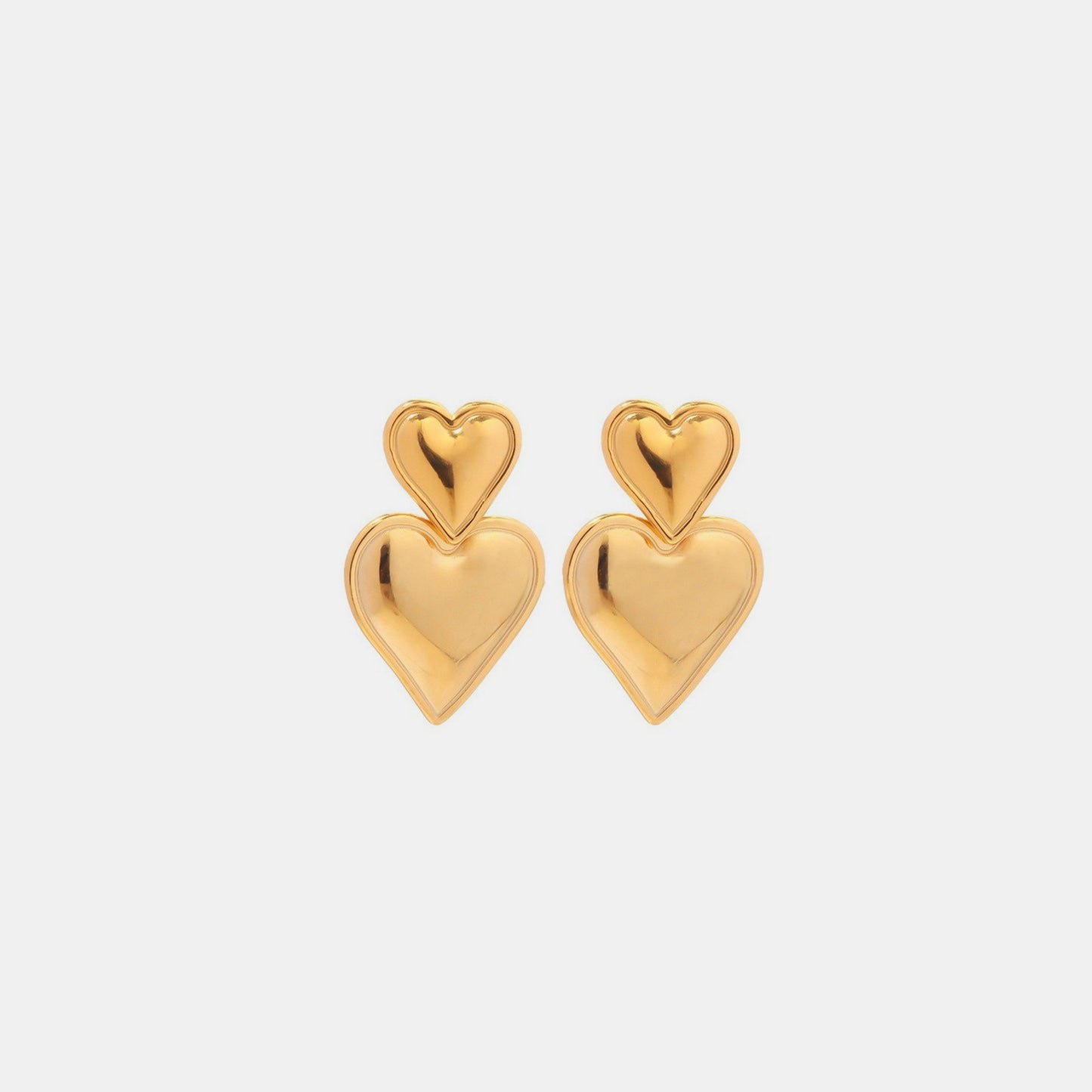 honeybee Mumford's Double Heart Earrings