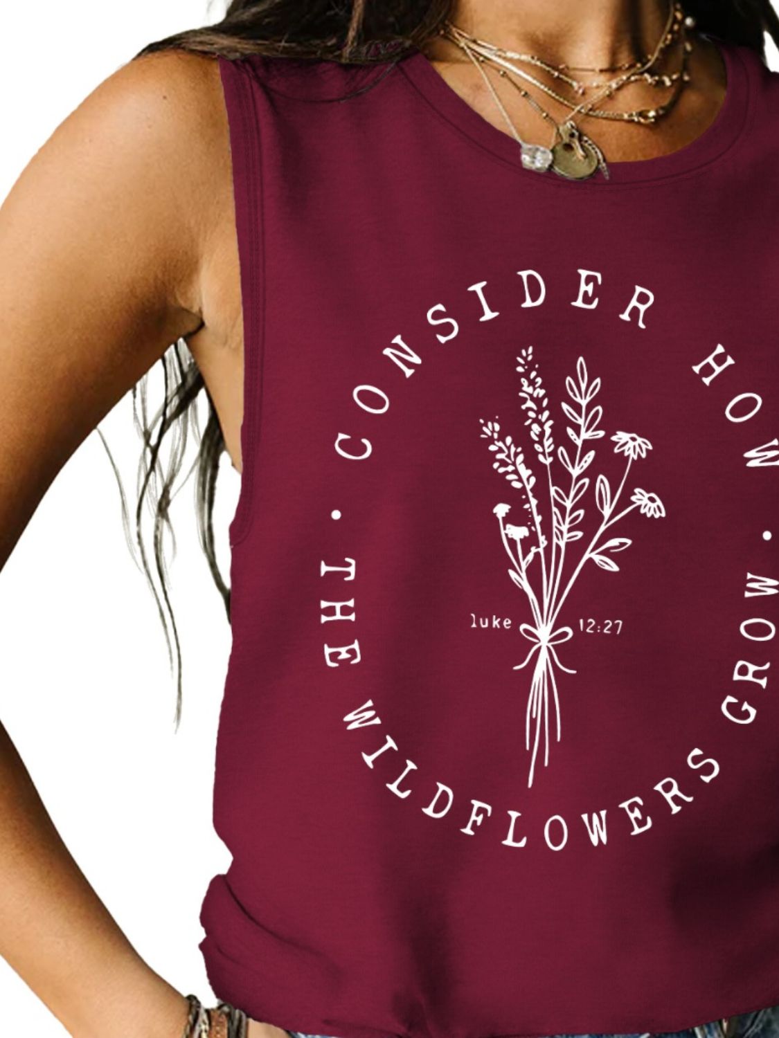 Honeybee Mumford's Graphic Round Neck Tank