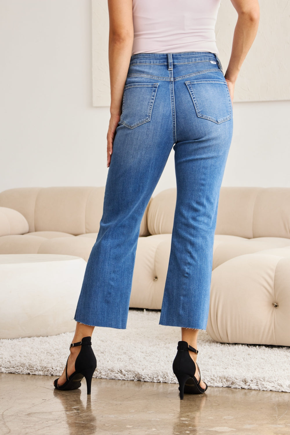 Honeybee Mumford's Full Size Tummy Control High Waist Jeans