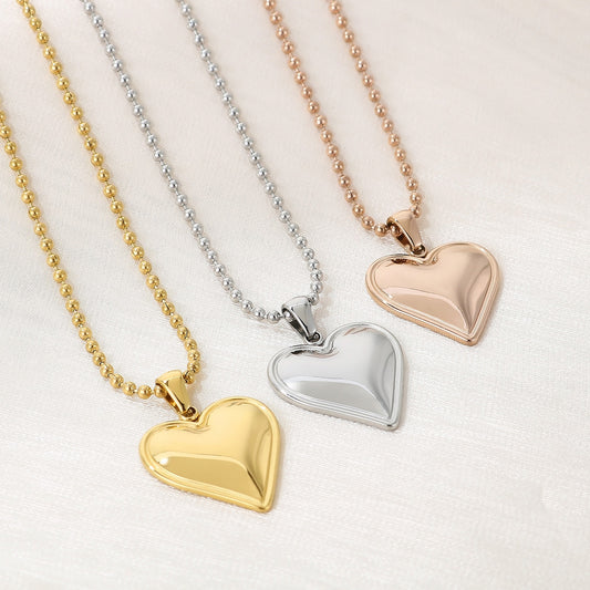 Honeybee Mumford's Heart Pendant Necklace