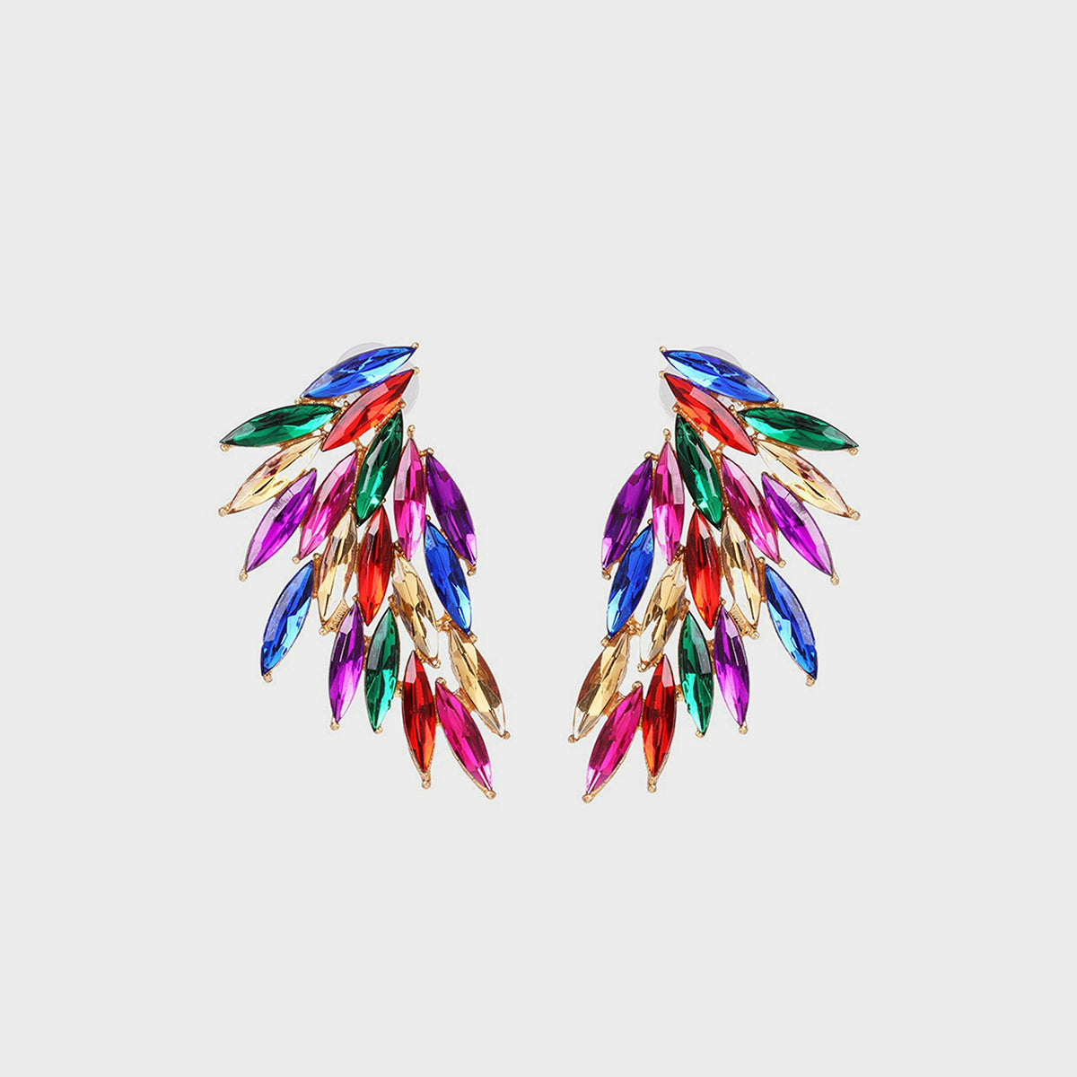 honeybee Mumford's Alloy Acrylic Wing Earrings