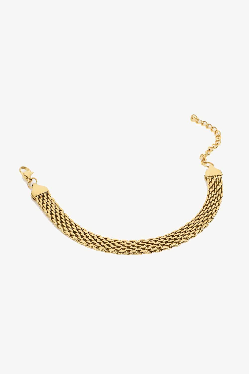 honeybee Mumford's 18K Gold-Plated Wide Chain Bracelet