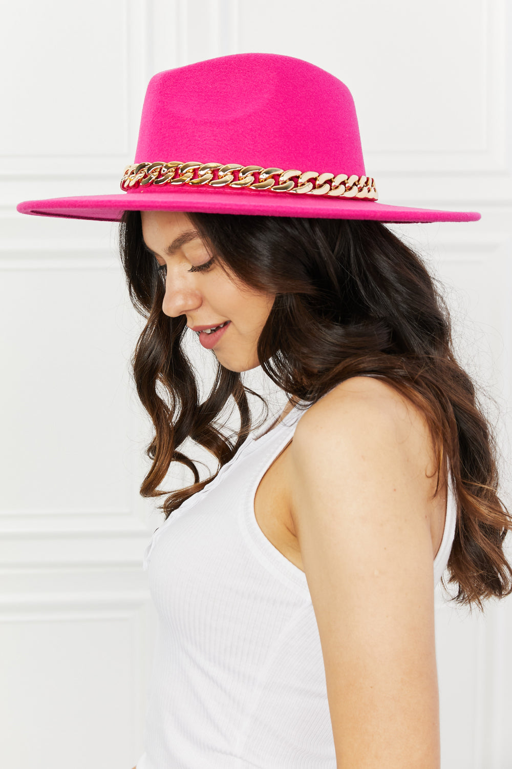 Honeybee Mumford's Keep Your Promise Fedora Hat in Pink