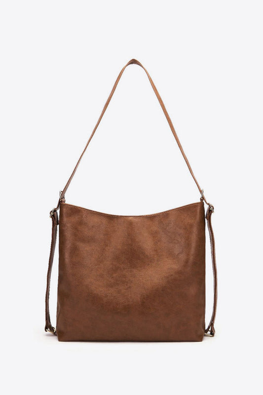 Honeybee Mumford's Large Leather Crossbody Bag