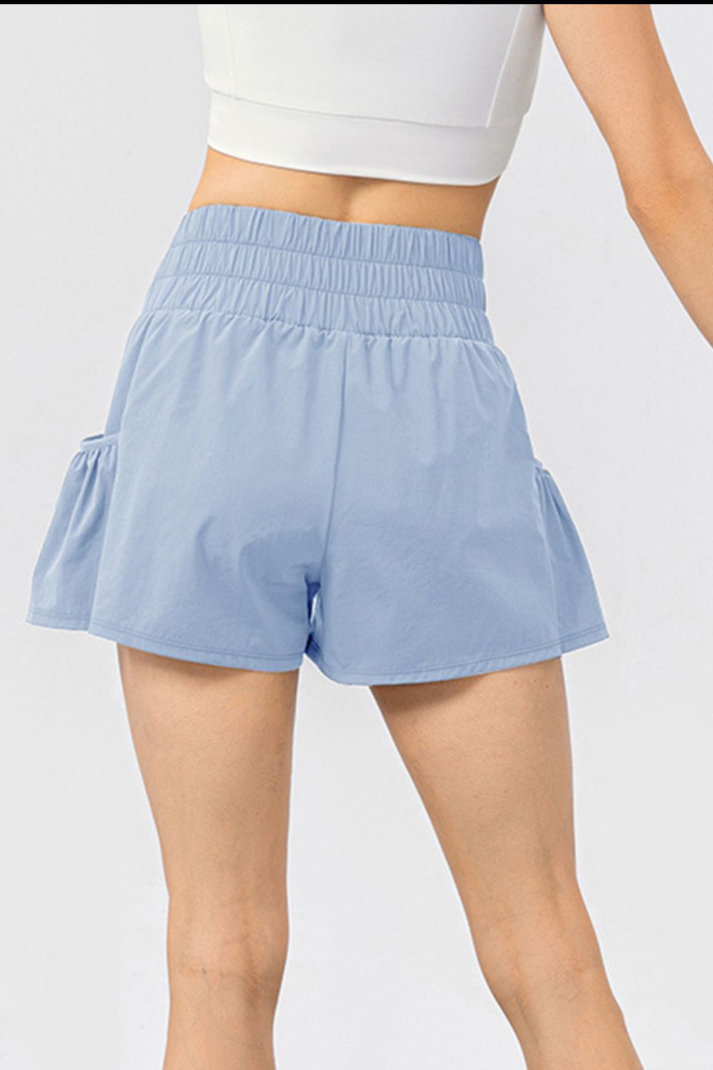 Honeybee Mumford's Elastic Waist Pocketed Active Shorts