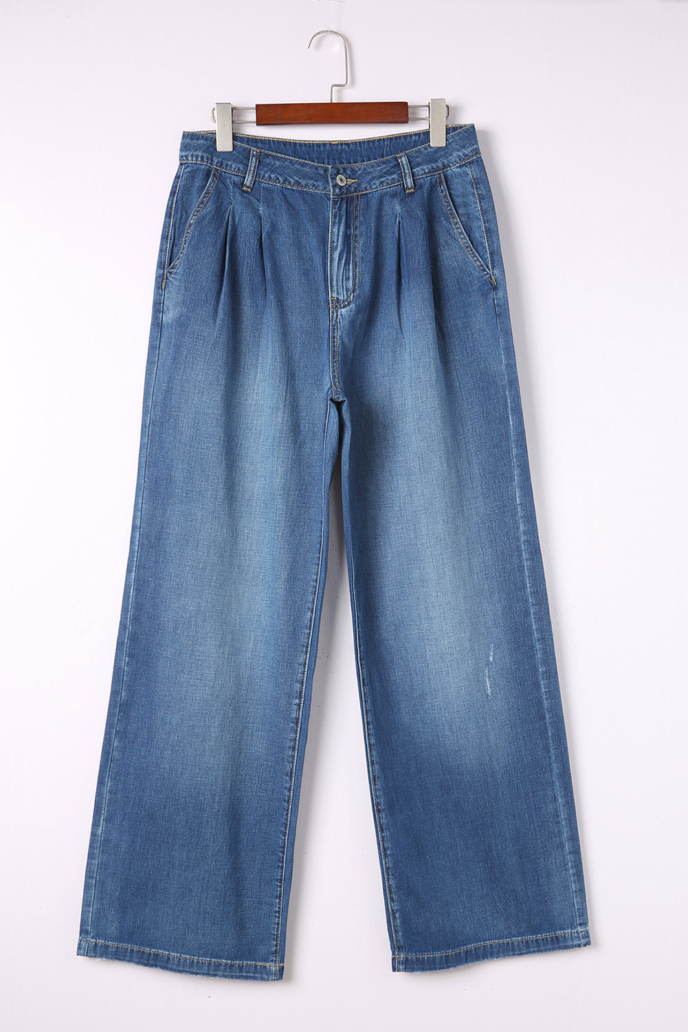 Honeybee Mumford's Blue Slouchy Wide Leg Jeans