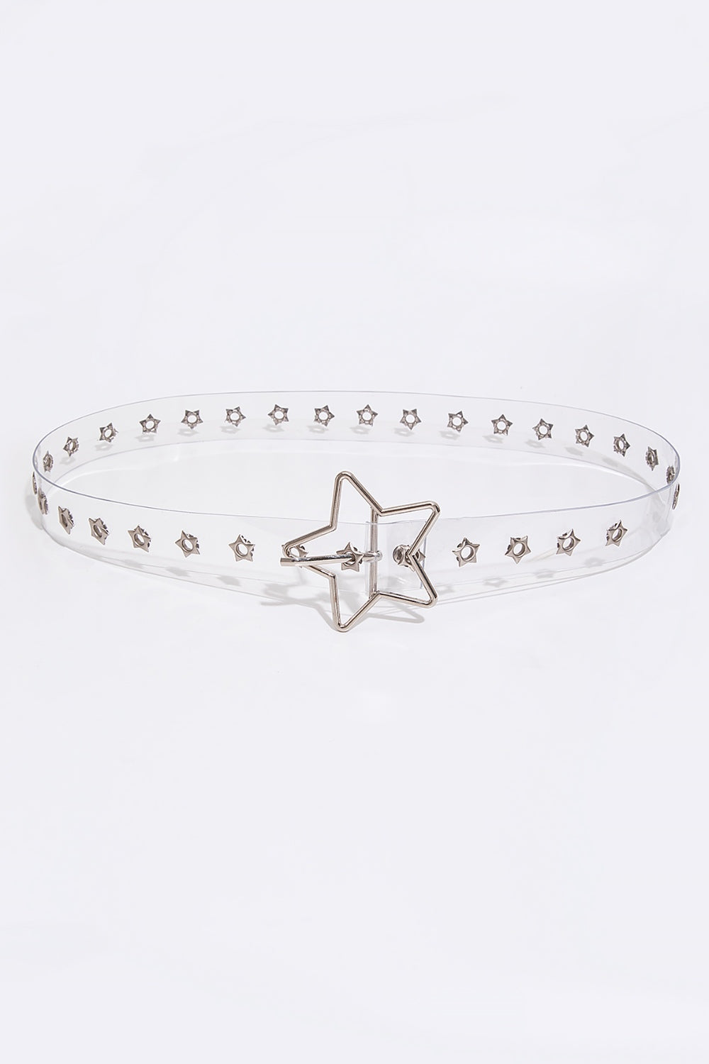 Honeybee Mumford's Clear Adjustable Star Shape Buckle Belt