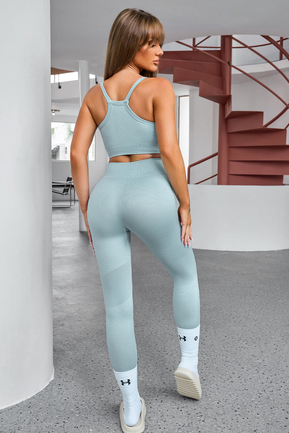 Honeybee Mumford's Tank Cropped Active Top and Pants Set