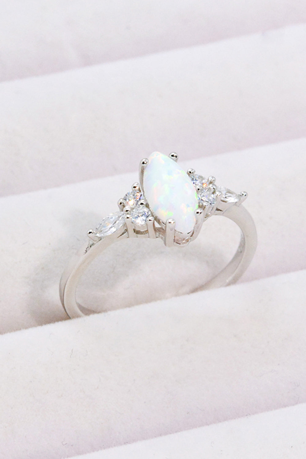 Honeybee Mumford's Opal and Platinum-Plated Ring