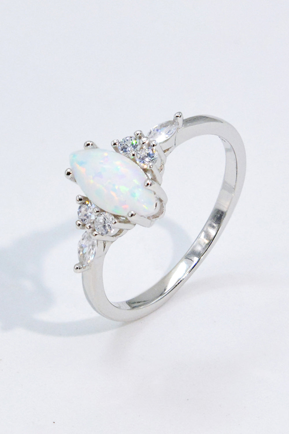 Honeybee Mumford's Opal and Platinum-Plated Ring