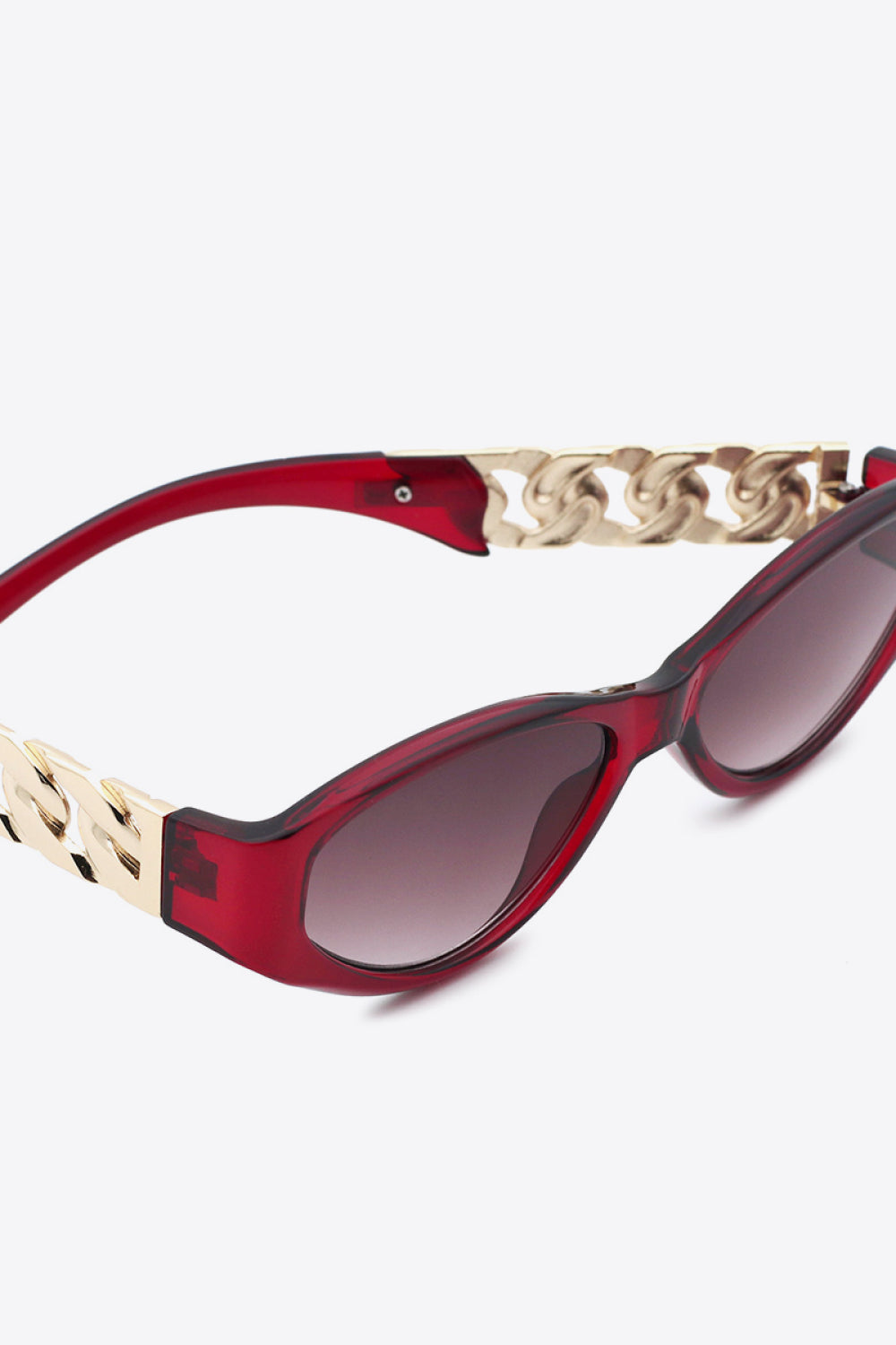 Honeybee Mumford's Chain Detail Temple Cat Eye Sunglasses