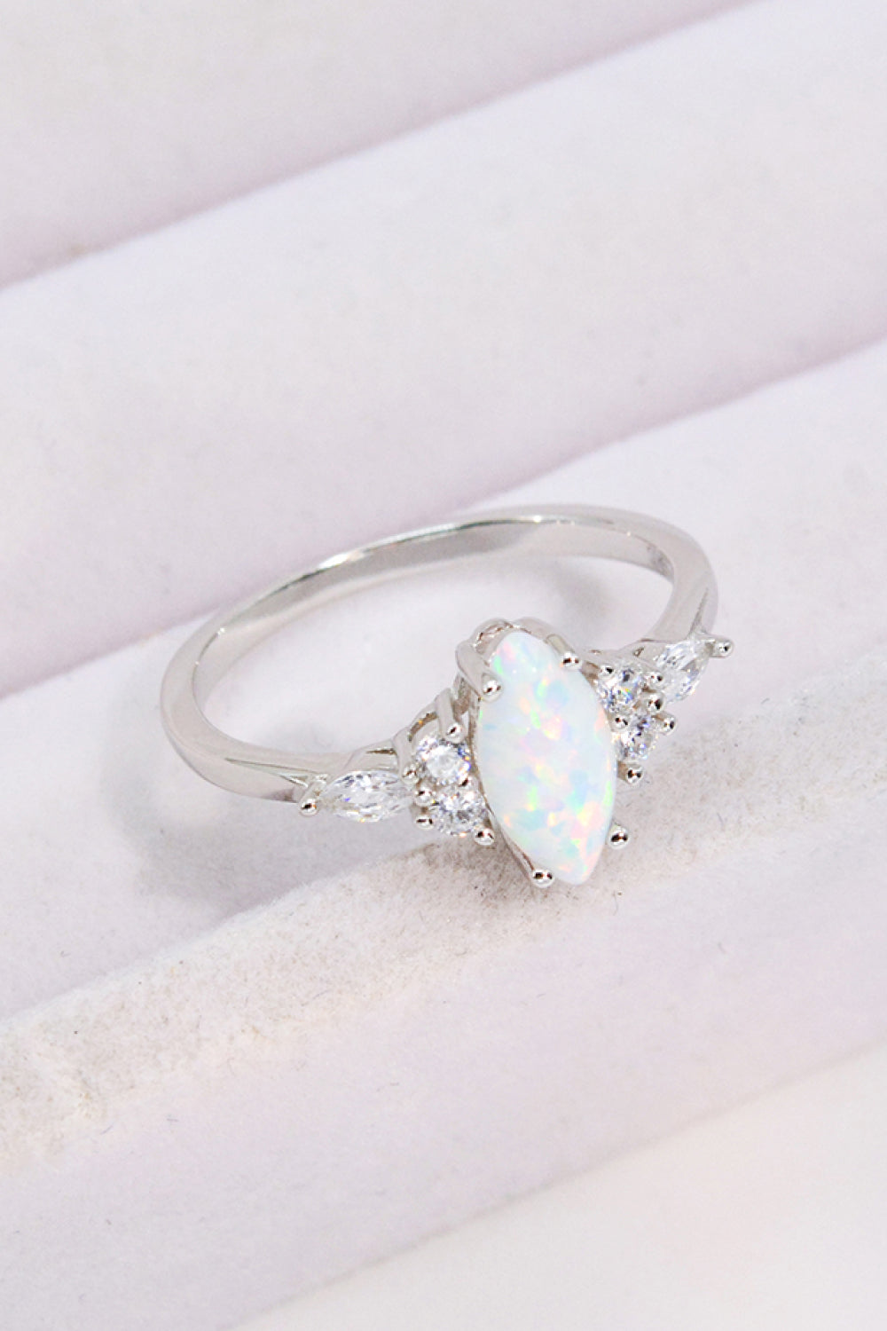 Honeybee Mumford's Opal and Platinum-Plated Ring