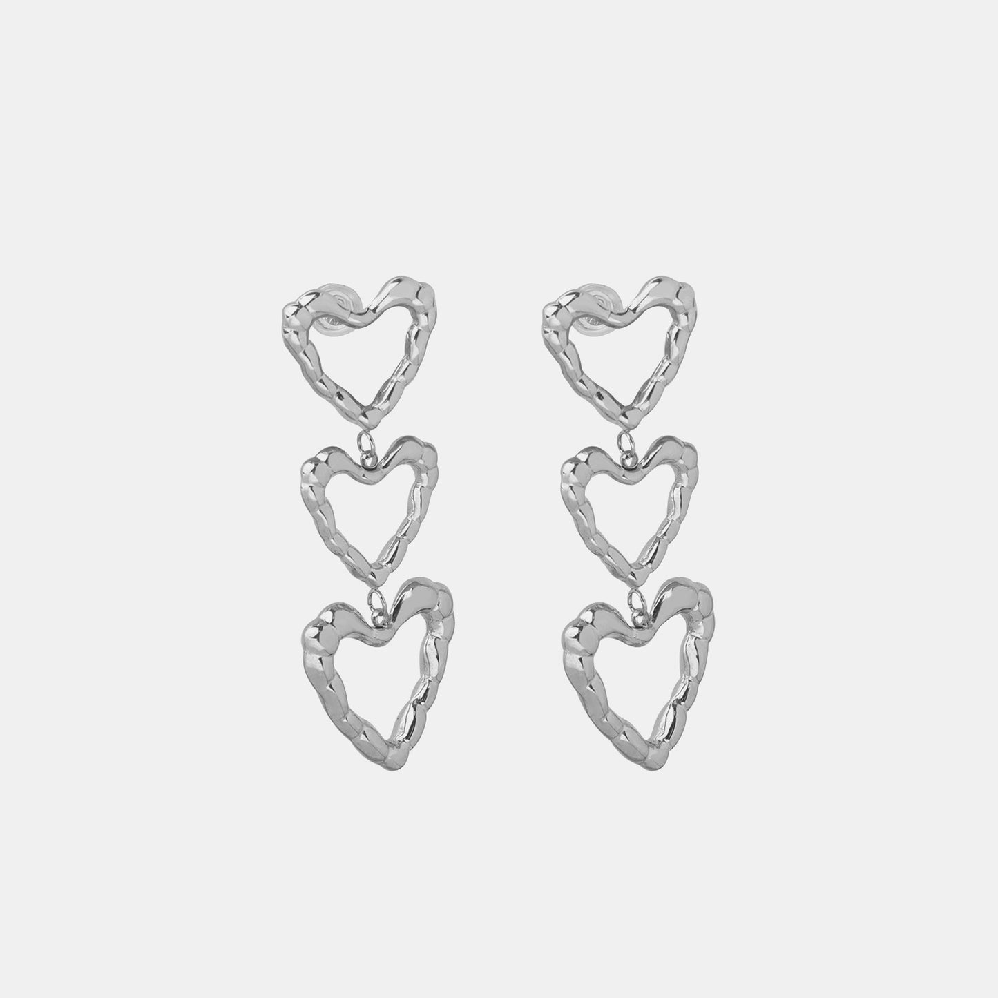 honeybee Mumford's Heart Earrings