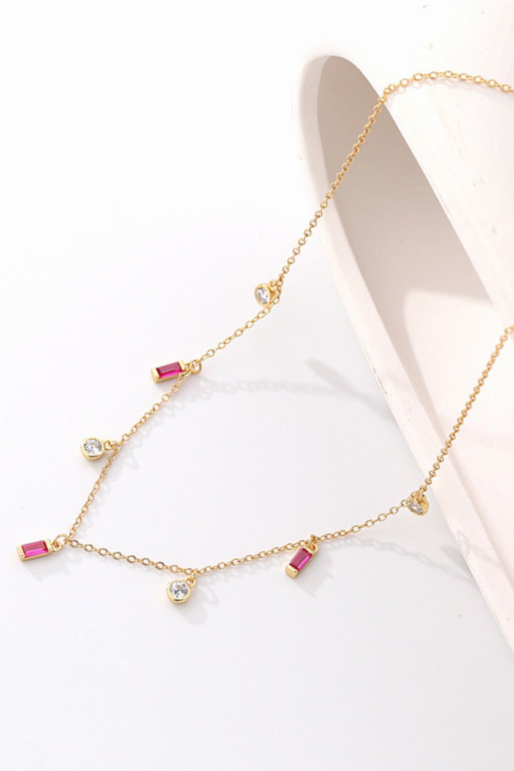 honeybee Mumford's 18K Gold Plated Multi-Charm Chain Necklace