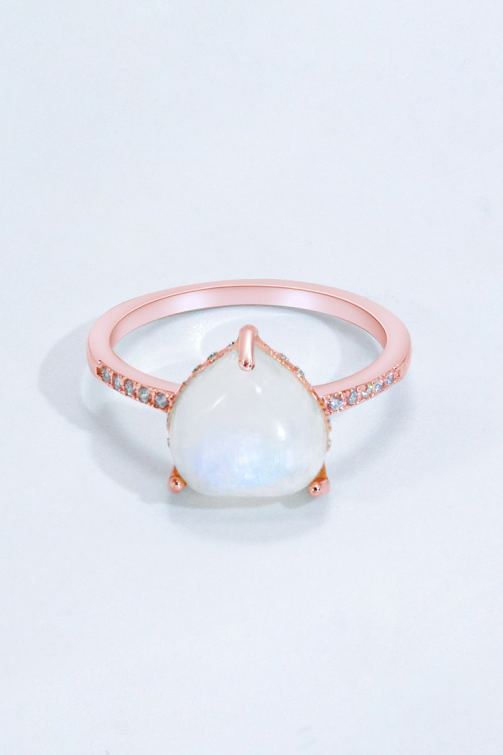 Honeybee Mumford's Heart-Shaped Natural Moonstone Ring