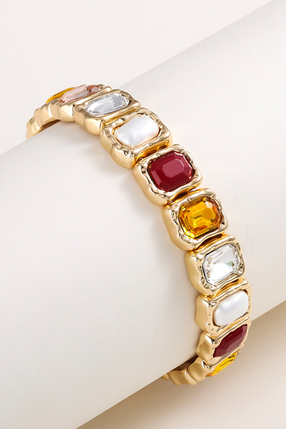 honeybee Mumford's Glass Stone Alloy Bracelet