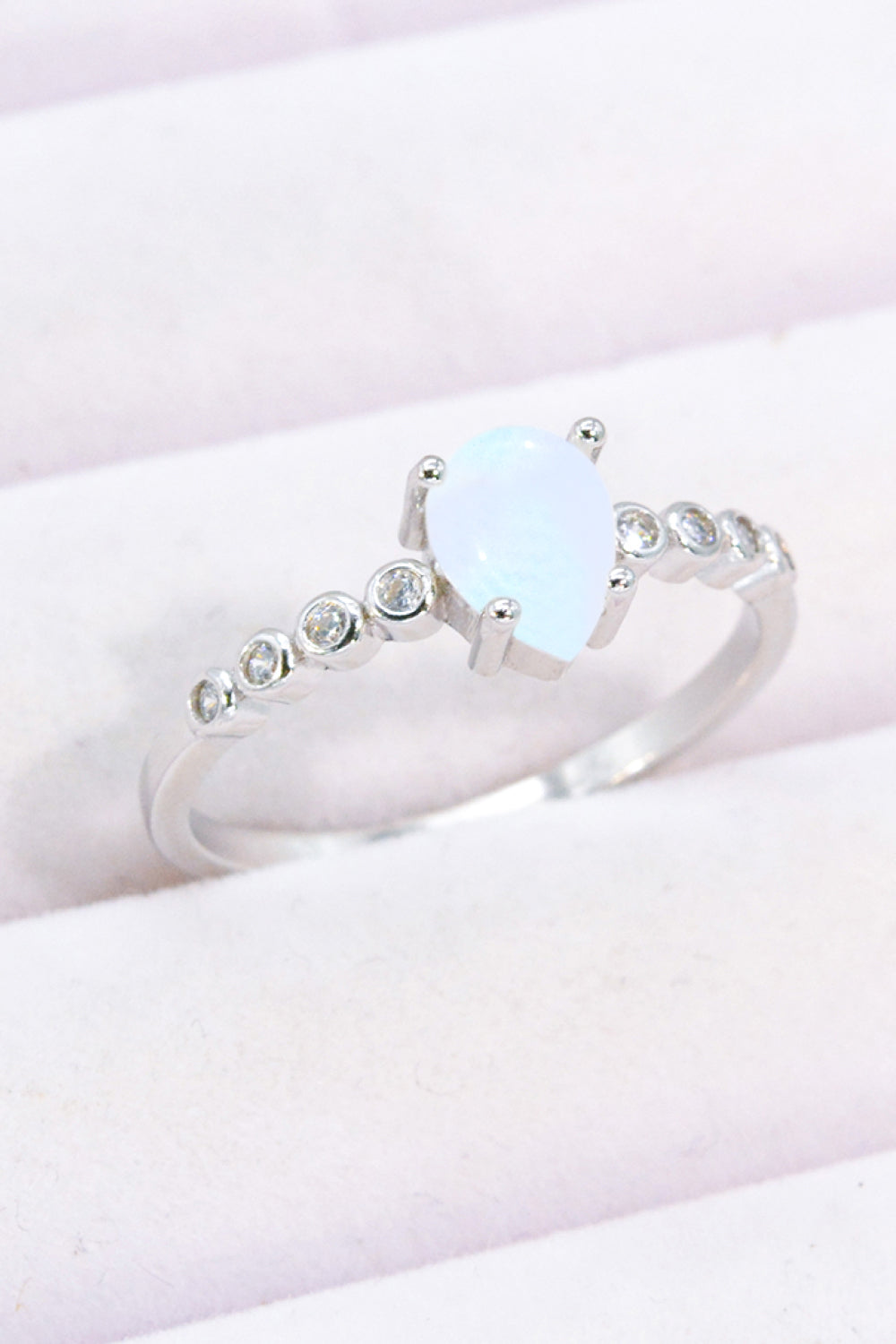 Honeybee Mumford's Teardrop Natural Moonstone Ring