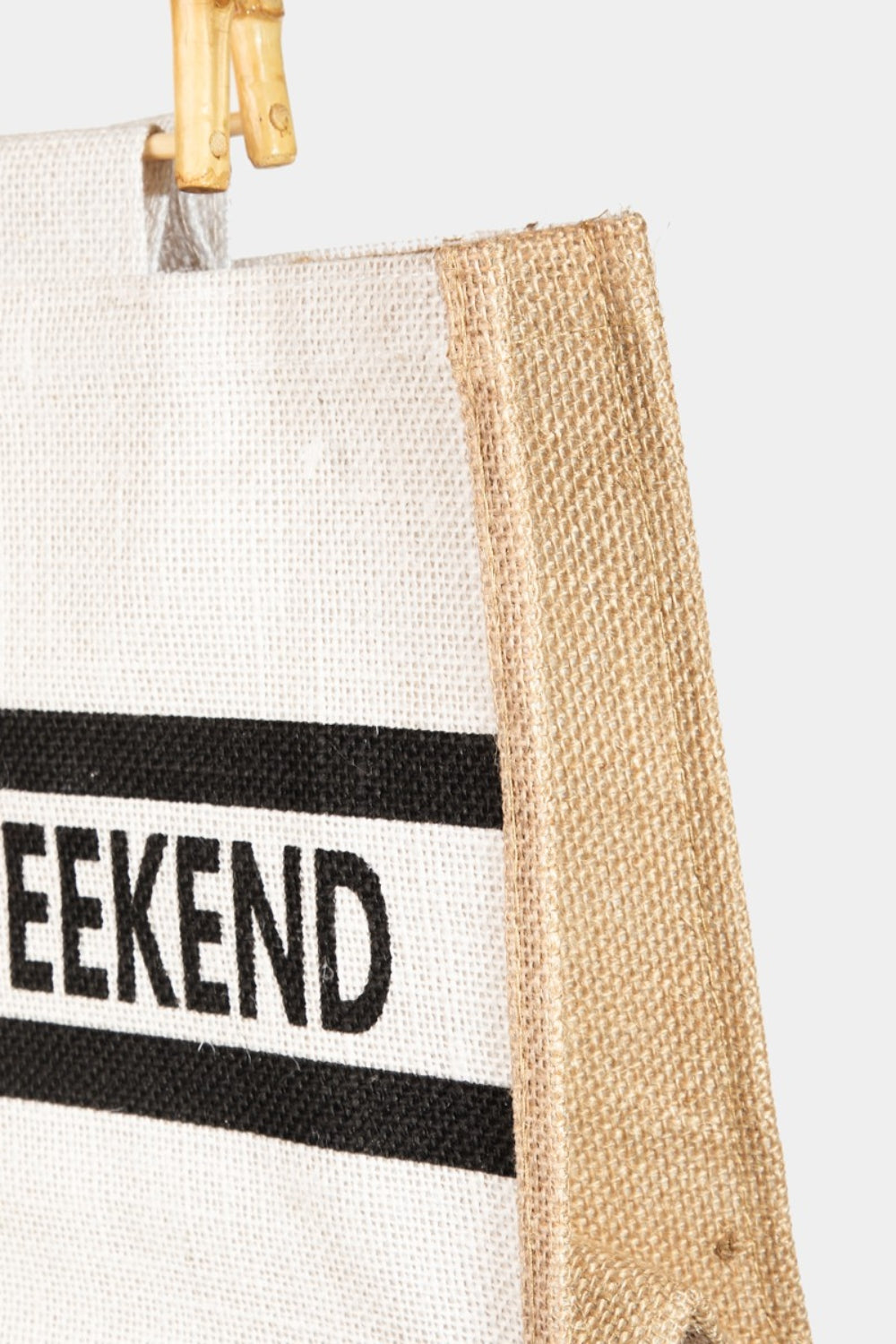 Honeybee Mumford's Bamboo Handle Hello Weekend Tote Bag