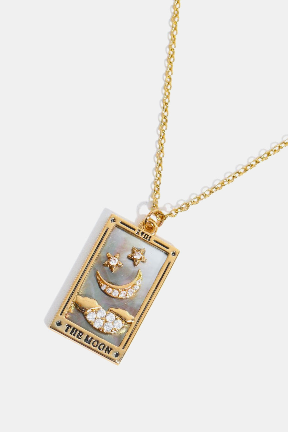 Honeybee Mumford's Tarot Card Pendant Necklace