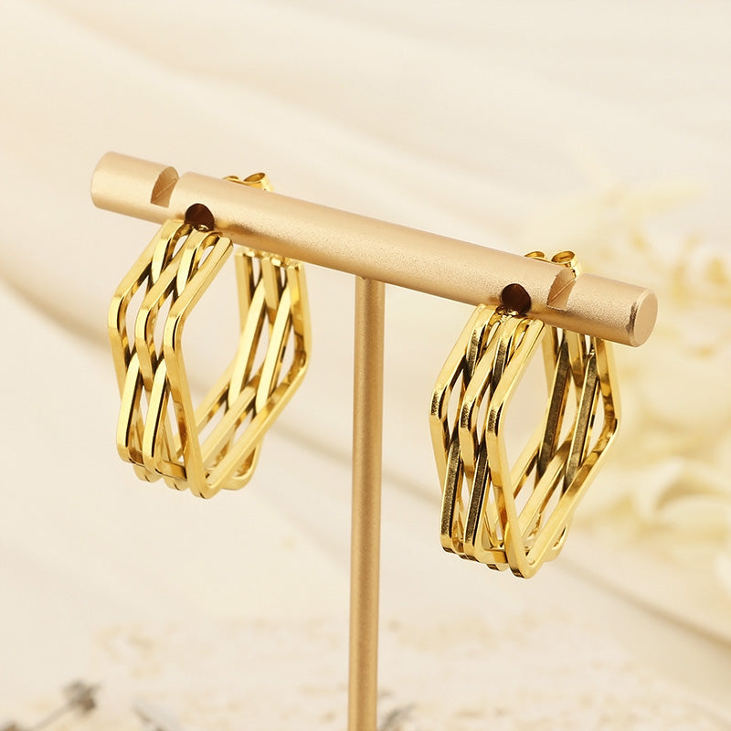 honeybee Mumford's Geometric Earrings